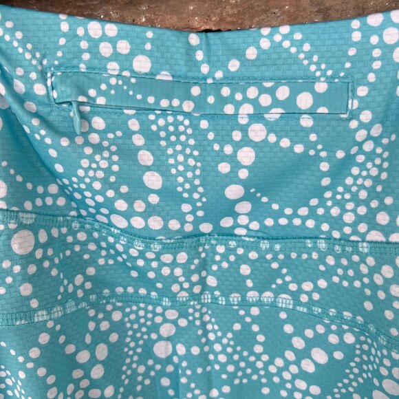 GOTTEX Lifestyle Athletic Golf & Tennis Mini SKirt Skort Aqua Drop M L NWT - Picture 3 of 5
